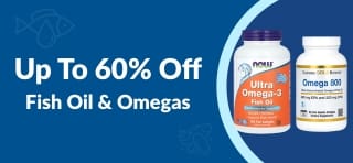 UP TO 60% OFF FISH OIL & OMEGAS
