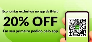 COMPRE NO APP DA IHERB 20% OFF NA PRIMEIRA COMPRA PELO APP