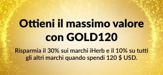 FINO AL 30% DI SCONTO CON GOLD120
