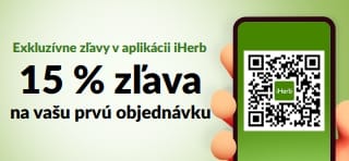 STIAHNITE SI APLIKÁCIU IHERB A UŠETRITE 15 % PRI PRVEJ OBJEDNÁVKE