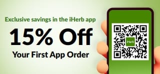 SHOP THE iHERB APP 15% OFF FIRST APP ORDER