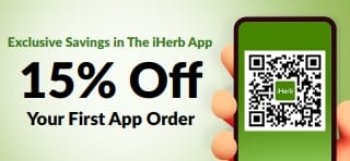 SHOP THE iHERB APP 15% OFF FIRST APP ORDER