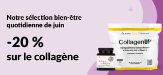 Promotion de 20% sur la catégorie collagène avec le code JUN25C