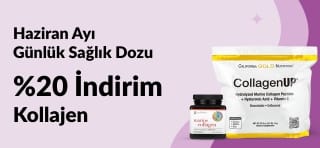 JUN25C koduyla kollajen ürünlerinde %20 indirim kampanyası