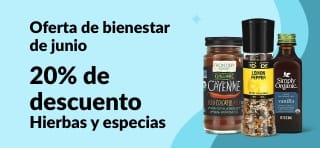 20% de descuento en Hierbas y especias