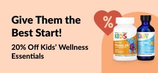 20% off kids’ wellness essentials at iHerb, including liquid vitamins, DHA, calcium, and immune blends.