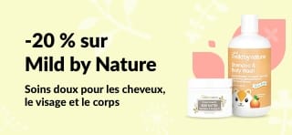 20 % de réduction sur Mild by Nature