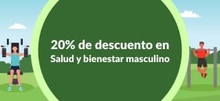 20% DE DESCUENTO EN SALUD Y BIENESTAR MASCULINO