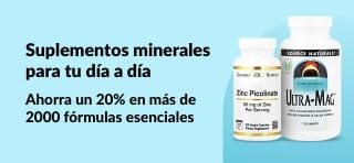 Banner con un 20% de descuento en más de 2000 minerales con el código AUG25MIN, con imágenes de los productos más destacados.