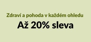 Banner iHerb propagující až 20% slevu na značky pro zdraví a pohodu – VetriScience, Pet Naturals, Botanicals a další.