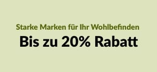 iHerb-Banner mit bis zu 20% Rabatt auf Gesundheitsmarken wie VetriScience, Pet Naturals, Botanicals und mehr.