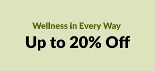 iHerb banner promoting up to 20% off wellness brands including VetriScience, Pet Naturals, Botanicals, and more.