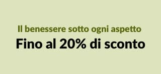 Banner iHerb che promuove sconti fino al 20% su marchi di prodotti per il benessere, tra cui VetriScience, Pet Naturals, Botanicals e altri ancora.