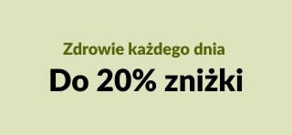 Baner iHerb promujący do 20% zniżki na marki wspierające zdrowie, w tym VetriScience, Pet Naturals, Botanicals i inne.