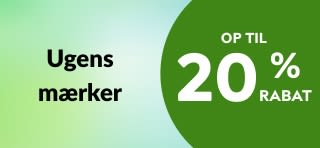 Ugens mærker 20 % rabat