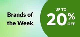 Brands of the Week – Up to 20% Off