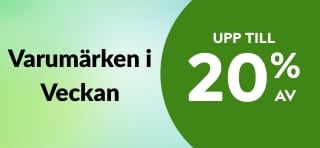 Veckans varumärken – upp till 20 % rabatt