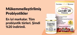 California Gold Nutrition LactoBif ürünleriyle öne çıkan en iyi probiyotik takviyelerinde %20 indirim!