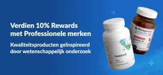 Verdien 10% Rewards bij professionele merken met hoogwaardige voedingssupplementen.