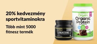 Sportvitaminok az Orgain, a Sports Research, a Cellucor, a California Gold Nutrition és egyéb márkáktól 20% kedvezménnyel az AUG25SPORTS kóddal.
