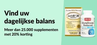 iHerb-banner met 20% korting op meer dan 25.000 supplementen met de code OCT25SUPP