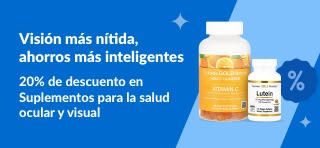 20% de descuento en Cuidado de la vista