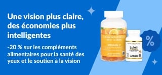 20 % de réduction sur les soins de la vue