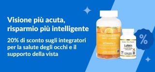 20% di sconto sulla cura della vista