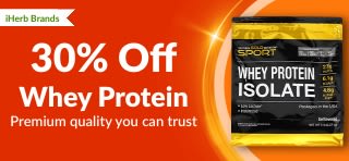 30% OFF WHEY PROTEIN