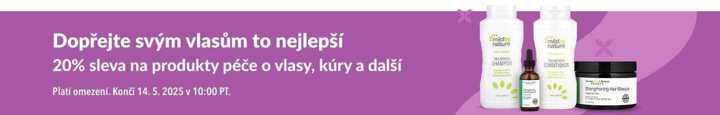 –20 % na vlasovou péči