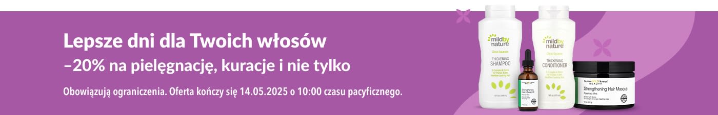 20% zniżki na pielęgnację włosów