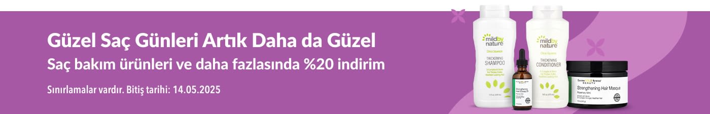 Saç Bakım Ürünlerinde %20 İndirim