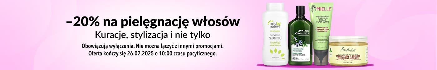 20% ZNIŻKI NA PIELĘGNACJĘ WŁOSÓW