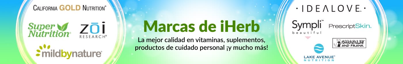 MÁS INFORMACIÓN SOBRE LAS MARCAS DE iHERB