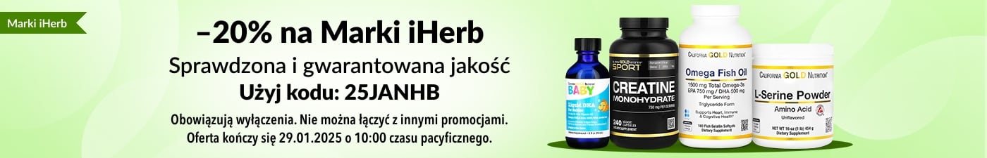 20% ZNIŻKI NA MARKI IHERB