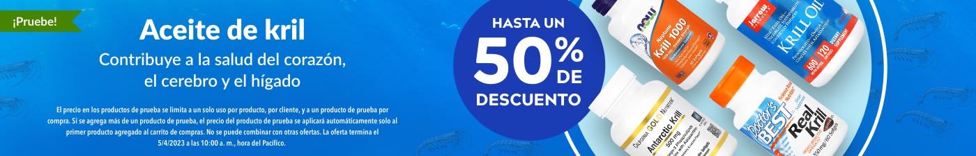 HASTA UN 50% DE DESCUENTO EN ACEITE DE KRIL