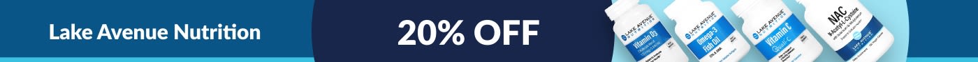 LAKE AVENUE NUTRITION 20%OFF