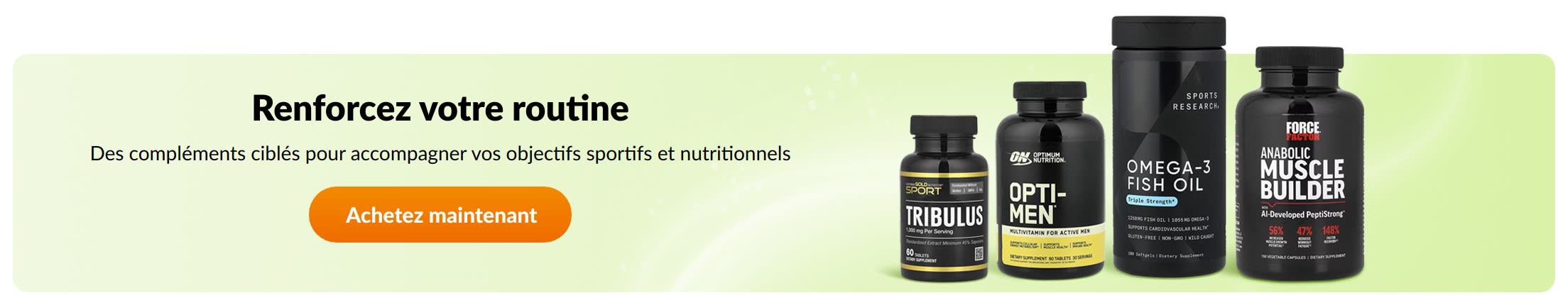 Renforcez votre routine