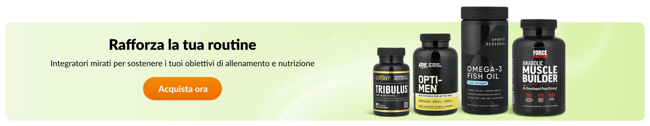 Rafforza la tua routine