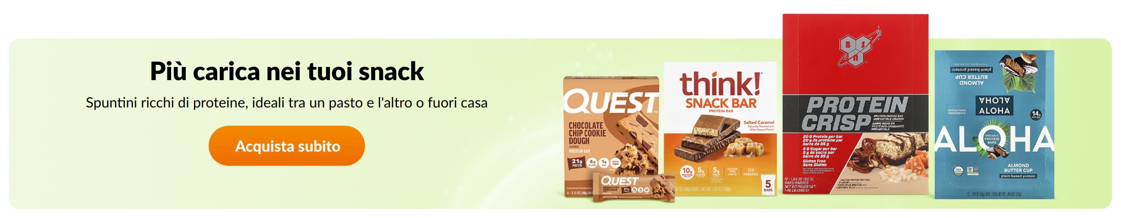 Più carica nei tuoi snack