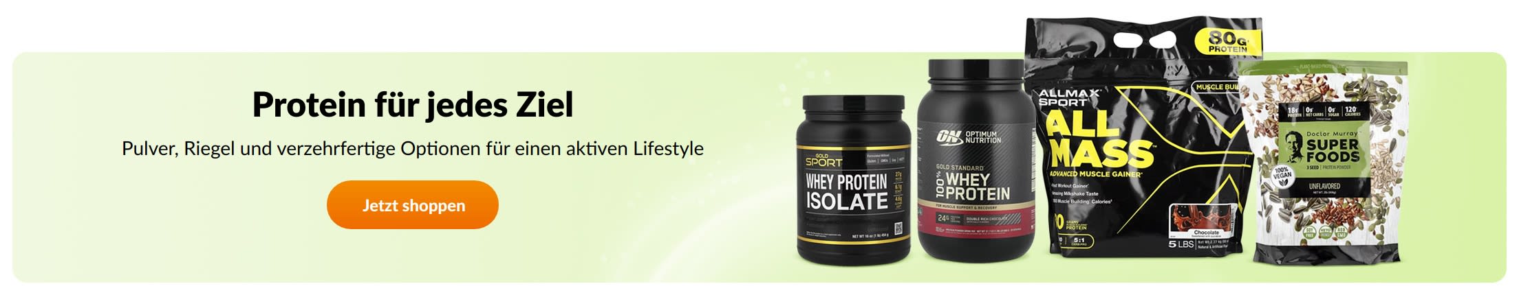 Protein for Every Goal