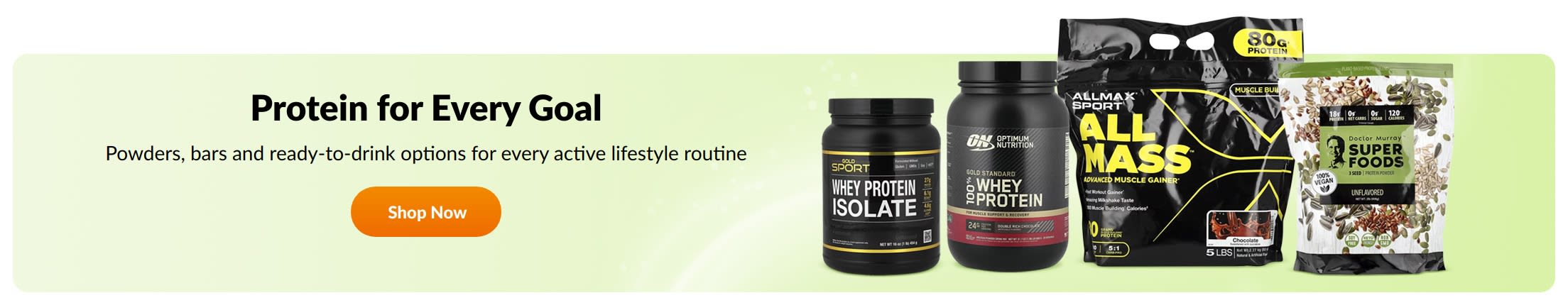 Protein for Every Goal