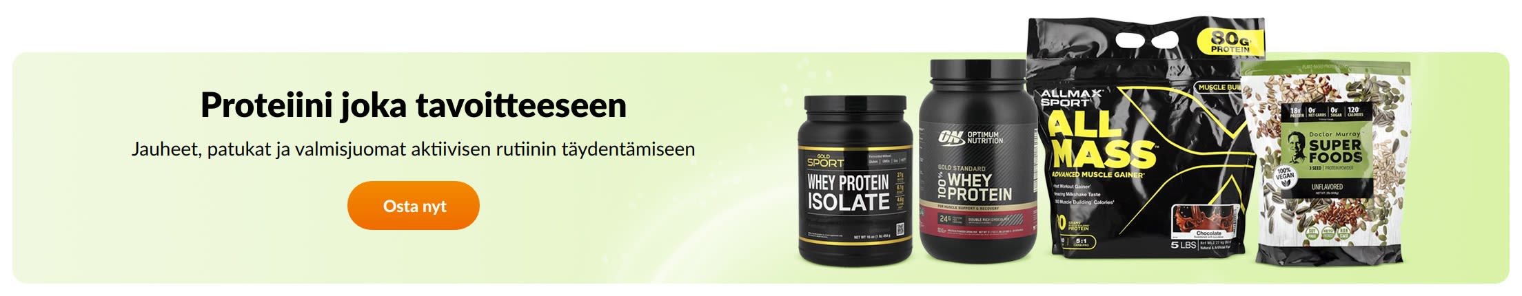 Protein for Every Goal