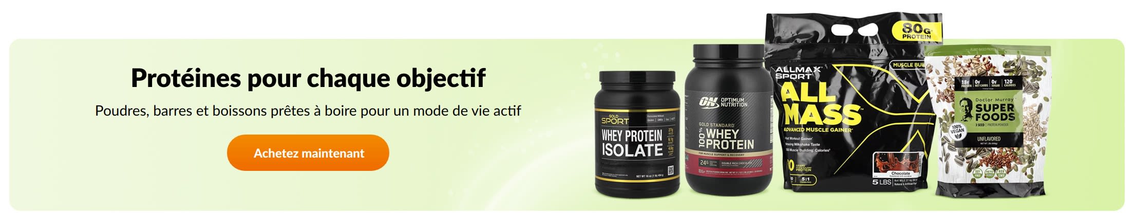 Protein for Every Goal