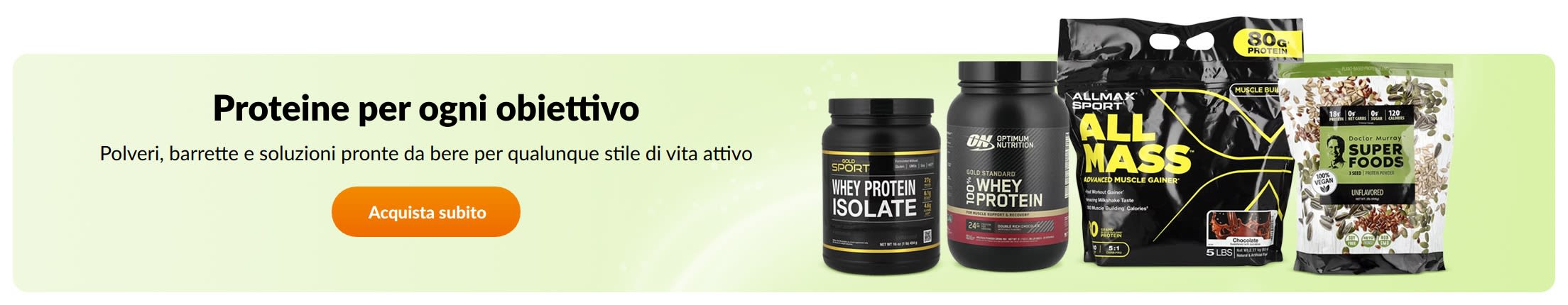 Protein for Every Goal