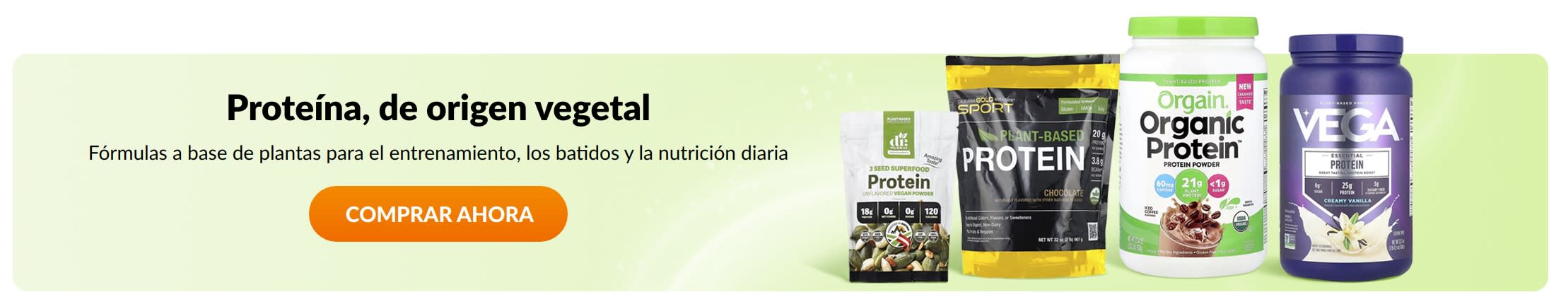 Proteína, de origen vegetal