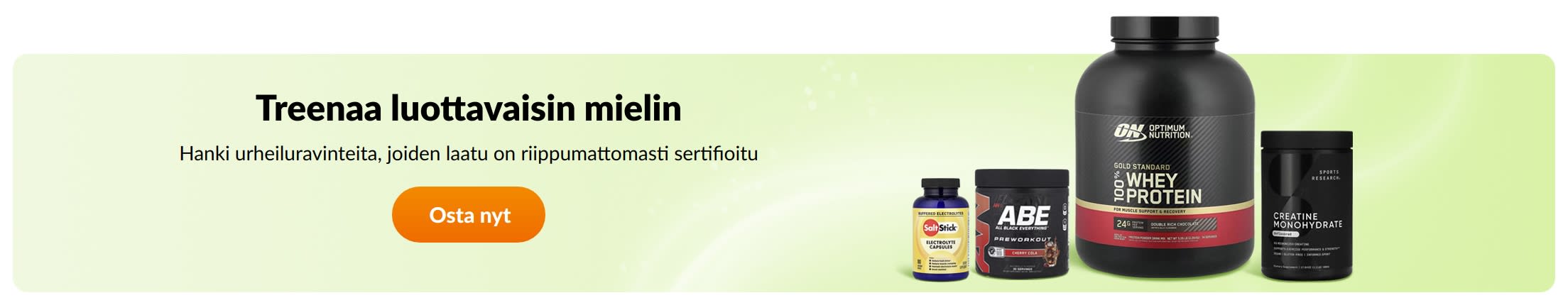 Treenaa luottavaisin mielin
