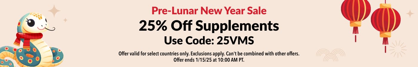 PRE-LUNAR NEW YEAR SALE 25% OFF SUPPLEMENTS