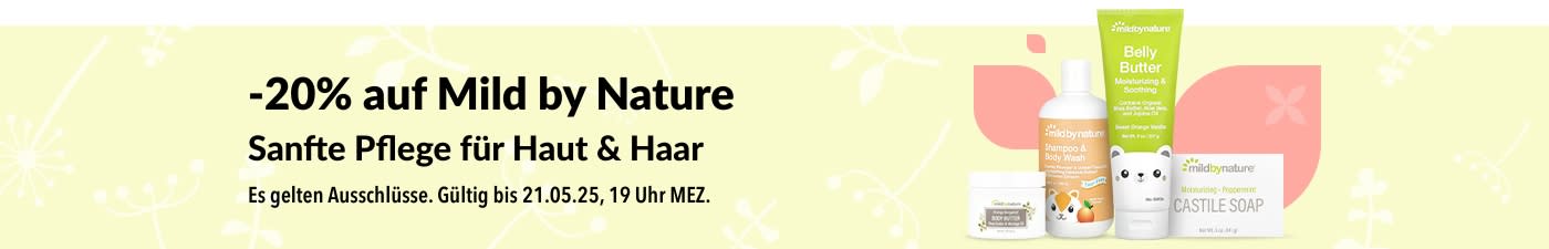 20% Rabatt Mild by Nature