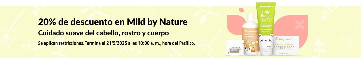 20% de descuento en Mild by Nature